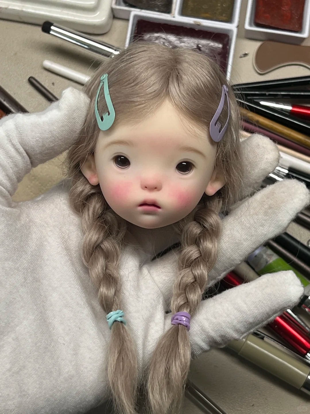 Just Beauty Makeup - SD BJD poupée 1/6 Landoudou tête