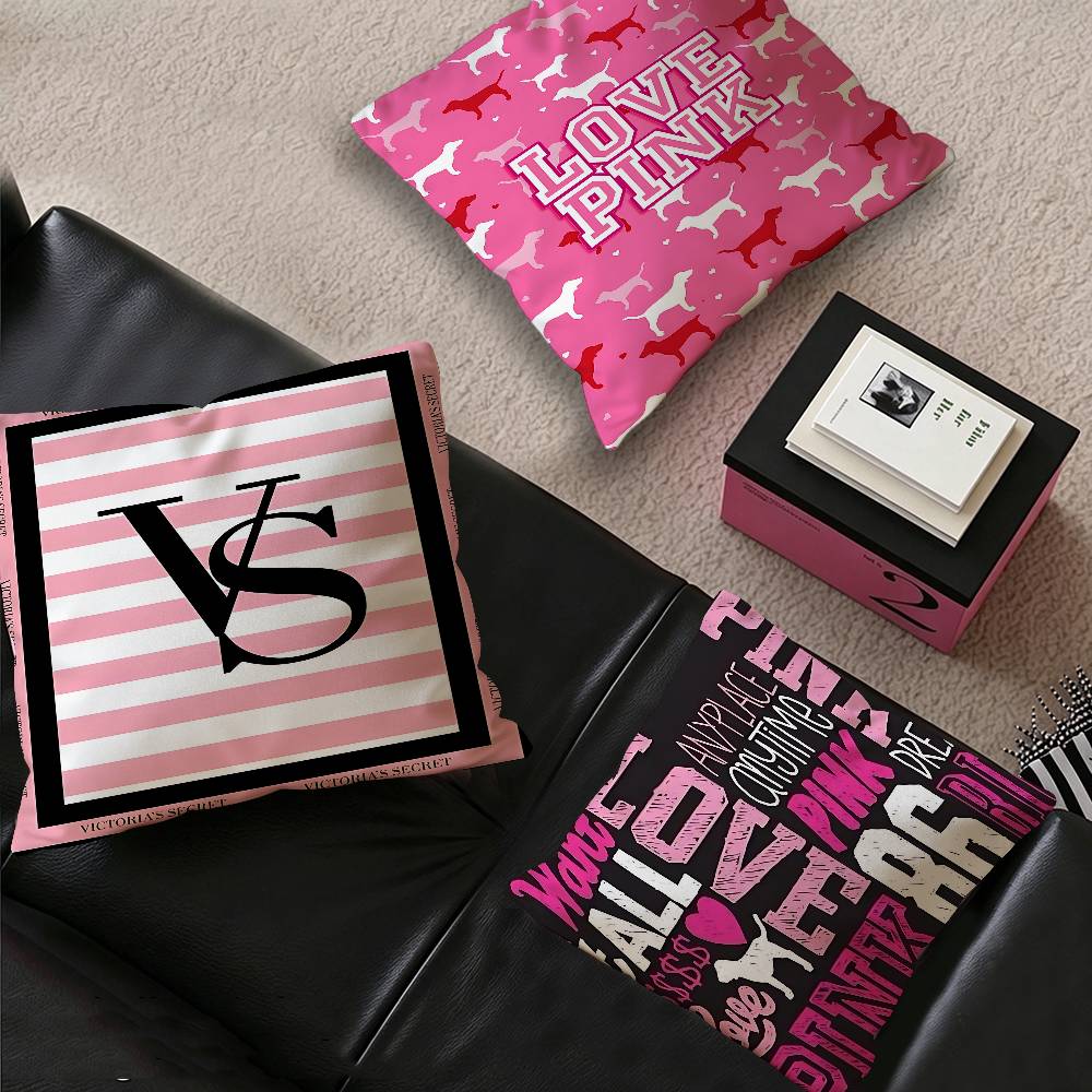 Beauty Makeup Louis Vuitton - Housse de coussin classique avec logo
