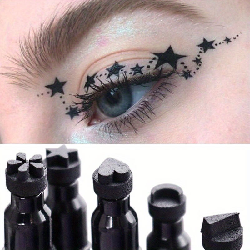 Beauty Mark Makeup - Eyeliner liquide étoile, tampon de lune