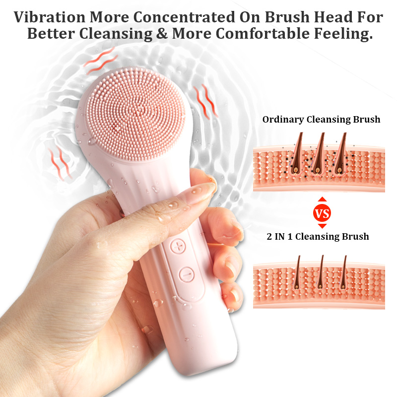 Electric Face Cleanser Brush - Brosse de nettoyage du visage sonique
