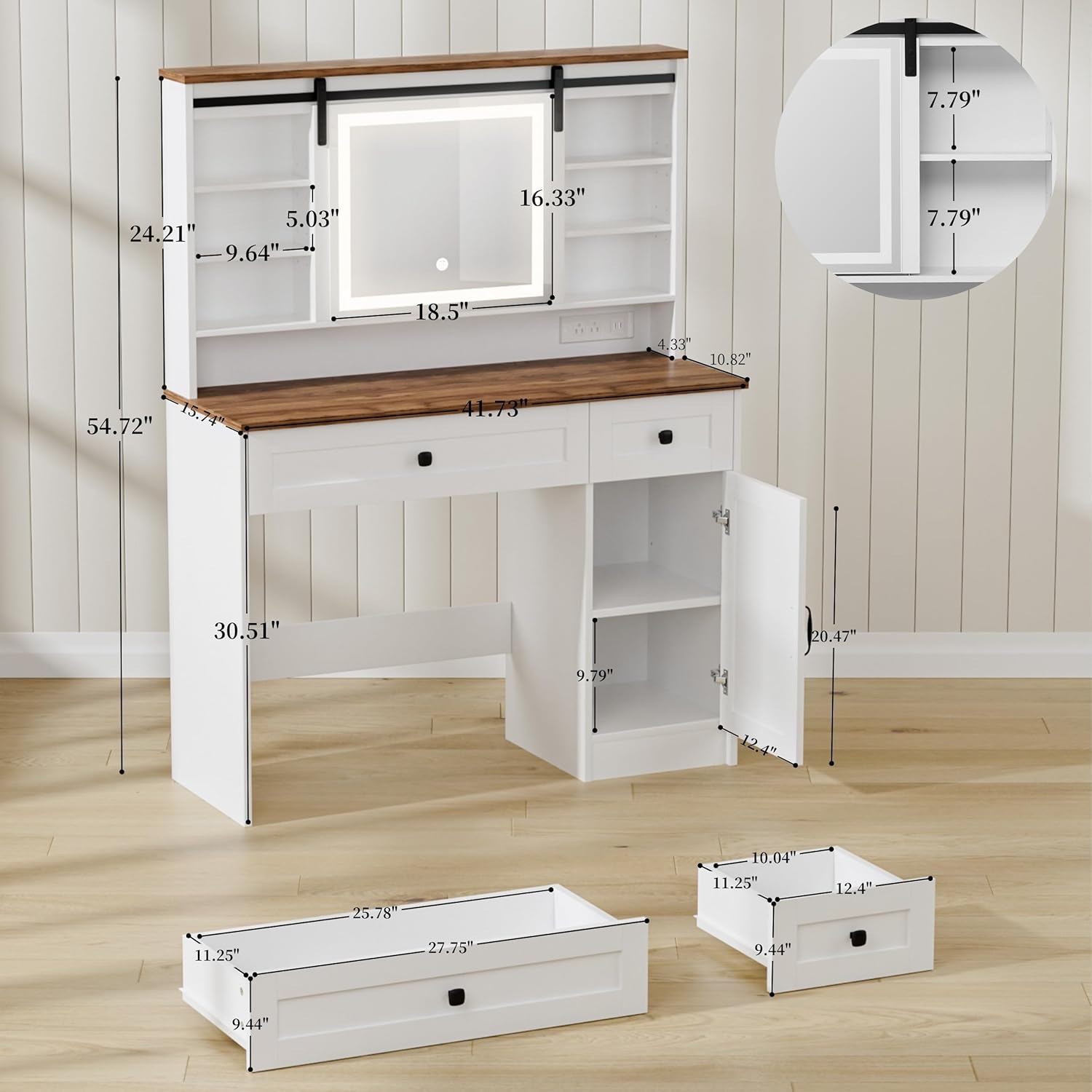 i*-Modern Beauty Coiffeuse LED - X Beauty Makeup avis et prix