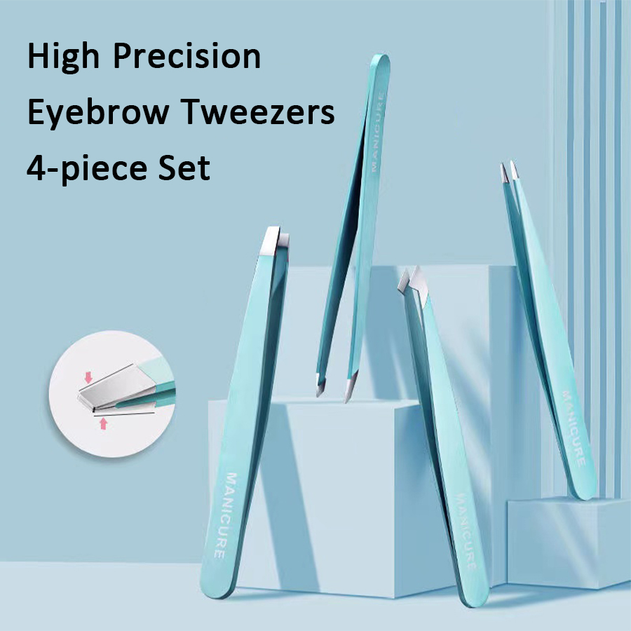 Pince à sourcils colorée, 4 pi - Beauty - Makeup - Eyes avis et prix