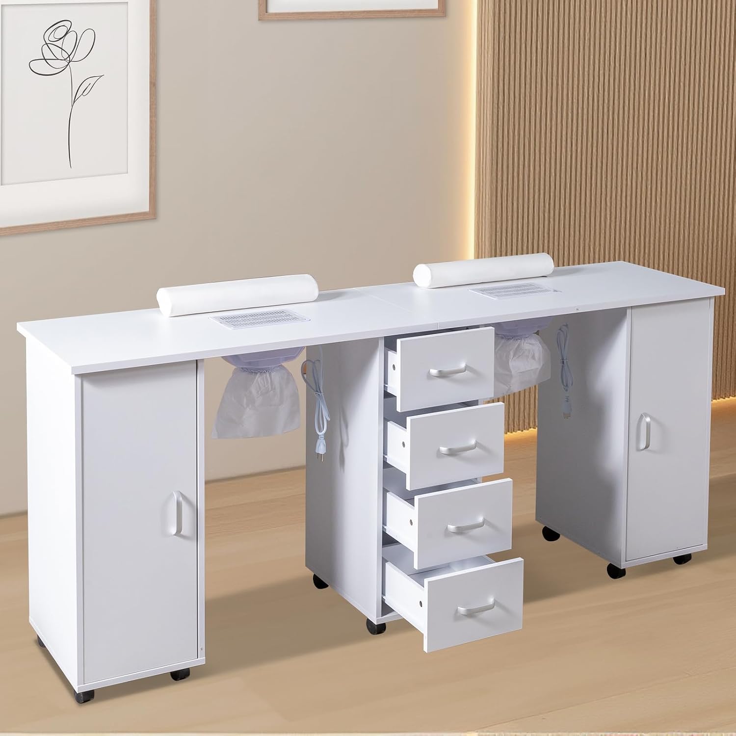 Table de manucure double pour  - X Beauty Makeup avis et prix