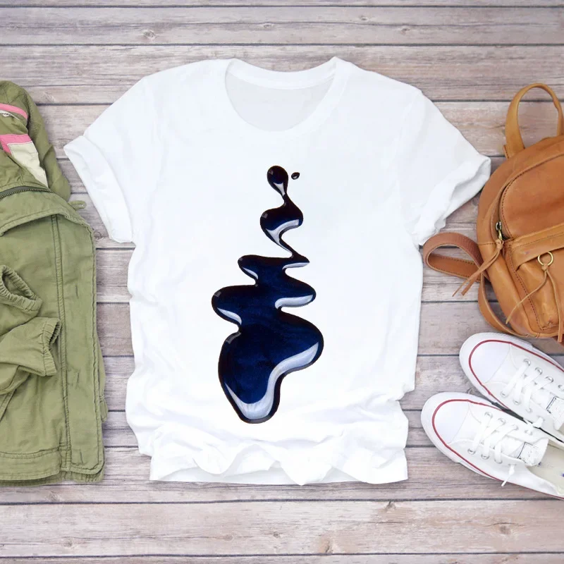 T-shirt blanc à manches courte - Makeup Plus Beauty avis et prix