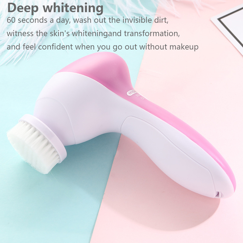 Brosse nettoyante visage 5 en  - Electric Face Cleanser Brush avis et prix